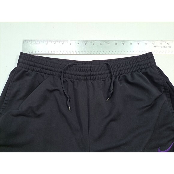 Nike Men's XL Elite THERMA-FIT Basketball Training Gym Pants Black Purple - Picture 10 of 12